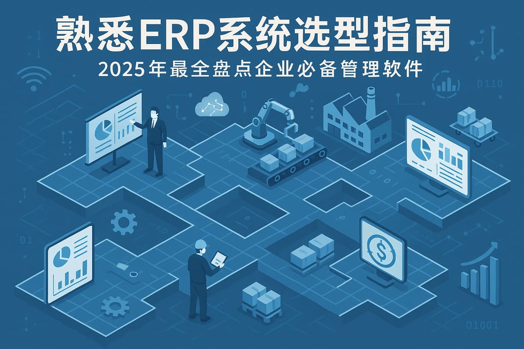熟悉erp系统选型指南，2025年最全盘点企业必备管理软件