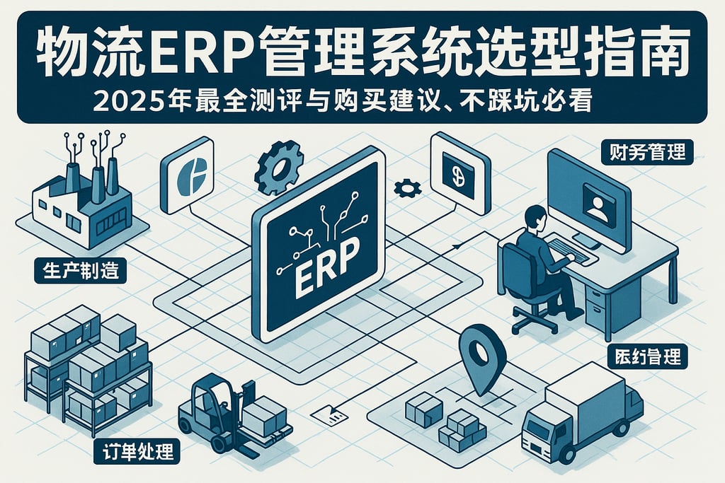 物流erp管理系统选型指南：2025年最全测评与购买建议，不踩坑必看