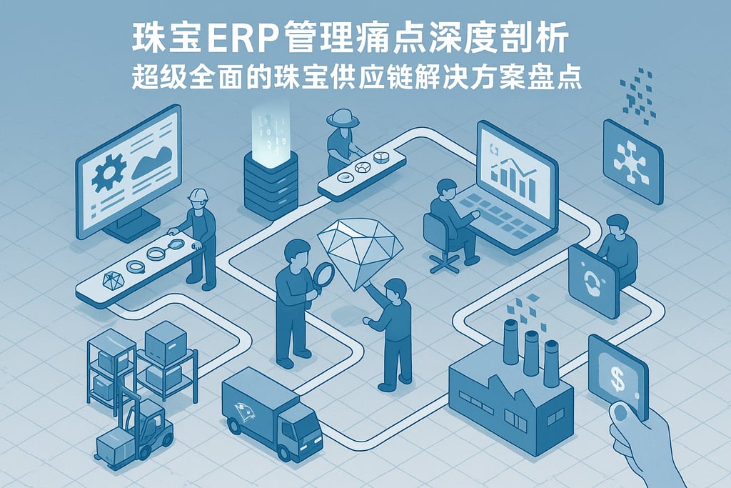珠宝erp管理痛点深度剖析，超级全面的珠宝供应链解决方案盘点