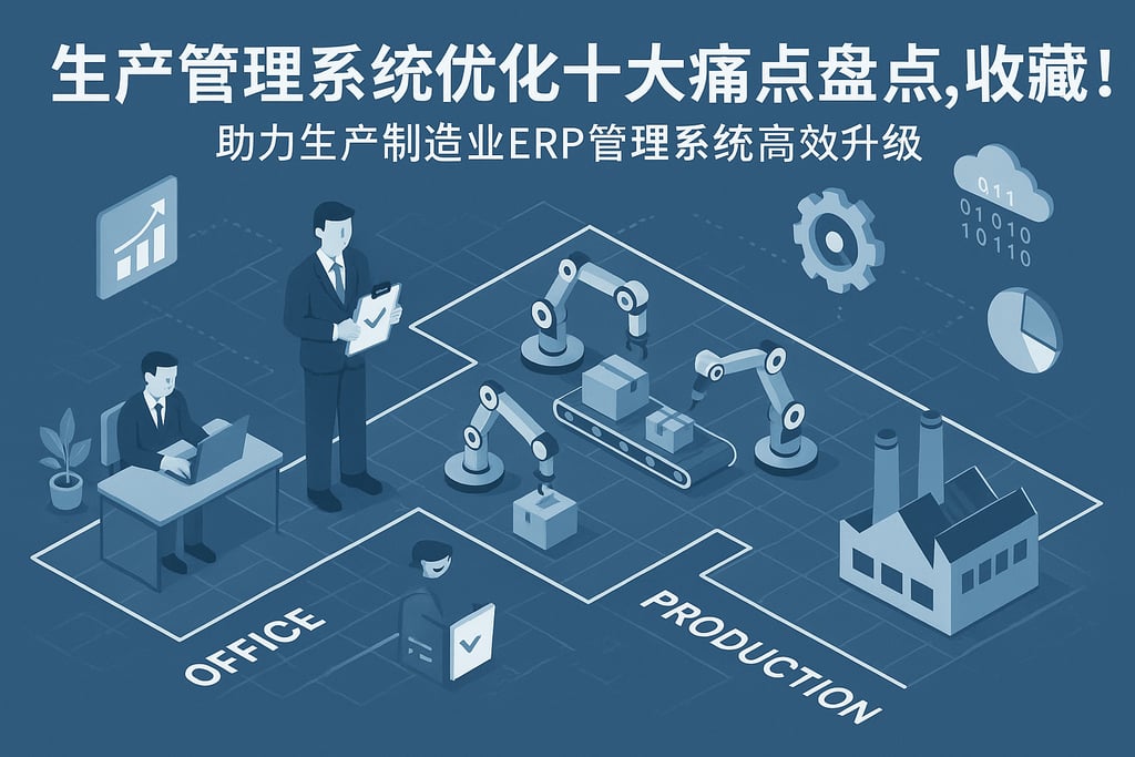 生产管理系统优化十大痛点盘点，收藏！助力生产制造业erp管理系统高效升