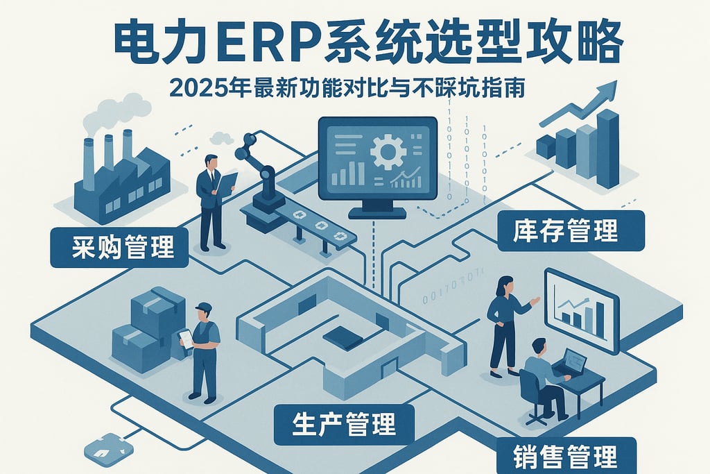 电力erp系统选型攻略，2025年最新功能对比与不踩坑指南
