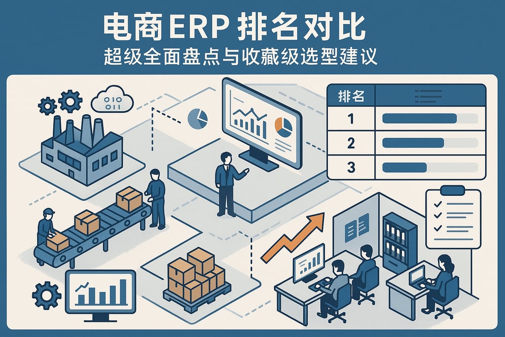电商ERP排名对比，超级全面盘点与收藏级选型建议