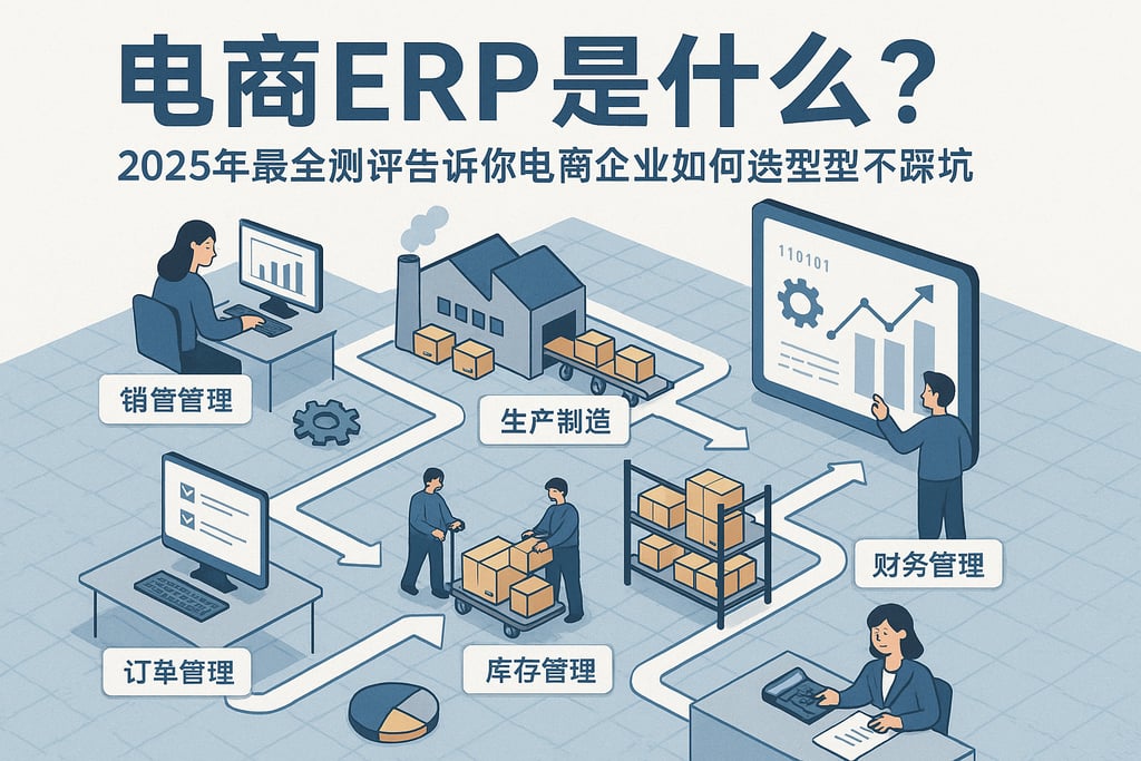 电商erp是什么？2025年最全测评告诉你电商企业如何选型不踩坑