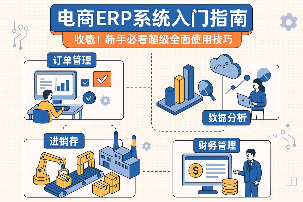 电商erp系统入门指南，收藏！新手必看超级全面使用技