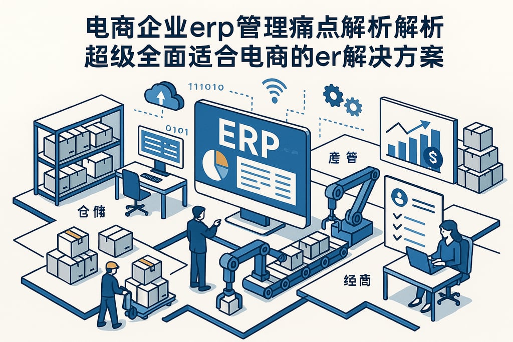 电商企业erp管理痛点解析，超级全面适合电商的erp解决方案推荐