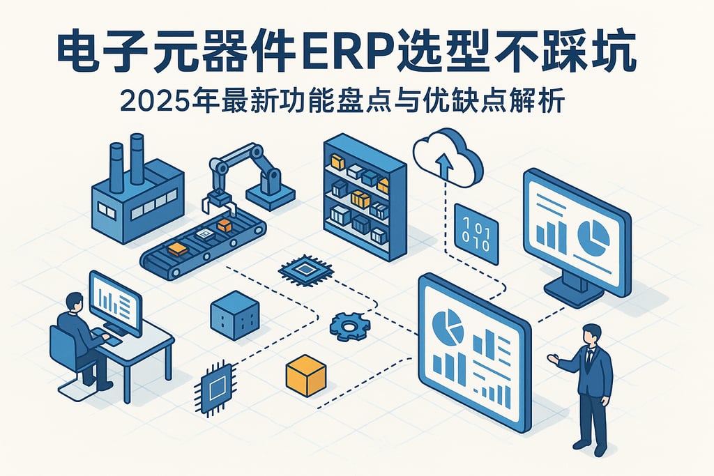电子元器件ERP选型不踩坑，2025年最新功能盘点与优缺点解析
