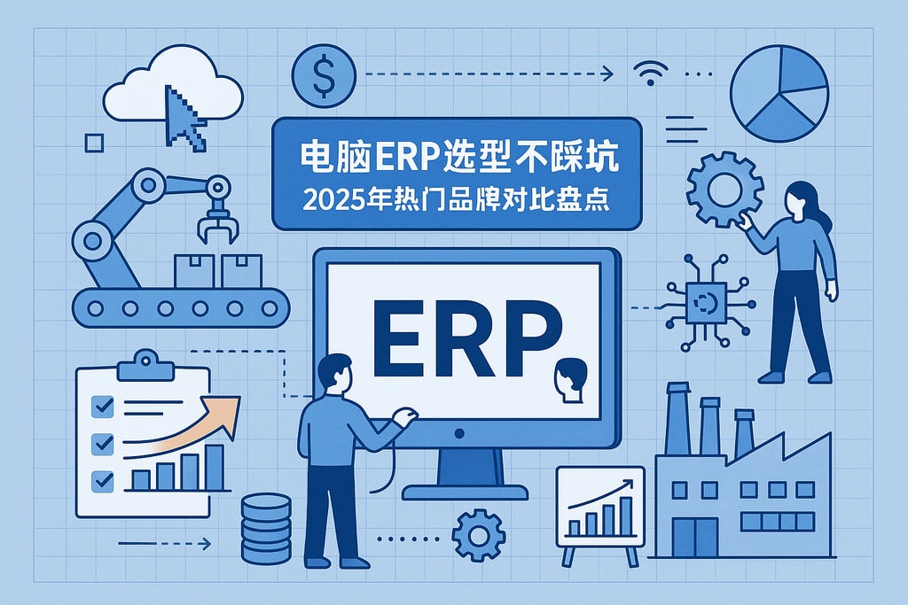 电脑ERP选型不踩坑，2025年热门品牌对比盘点