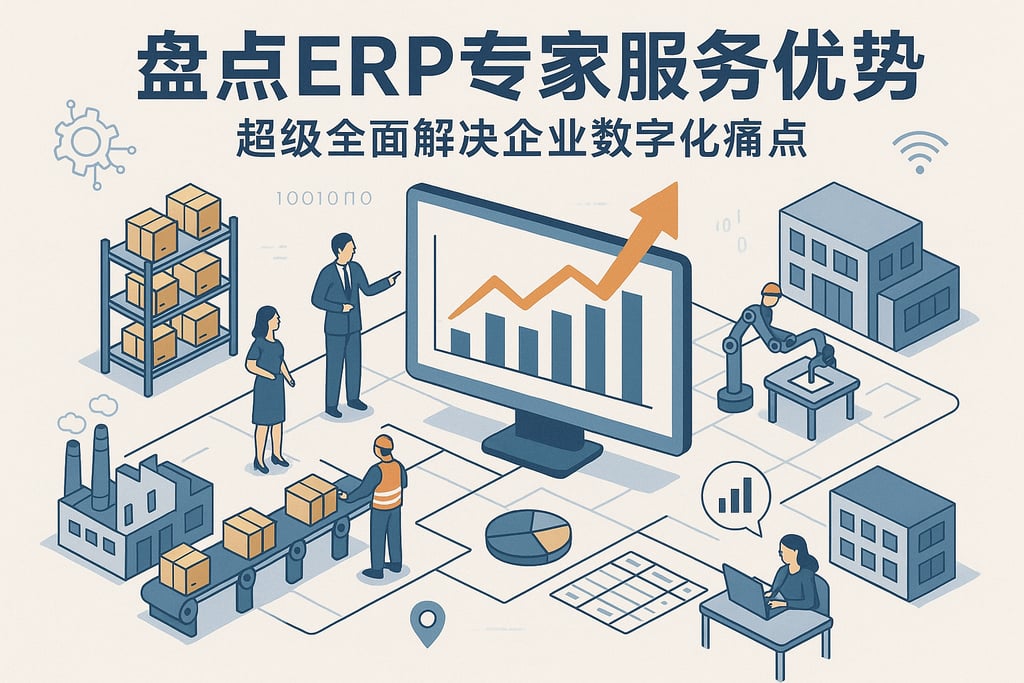 盘点ERP专家服务优势，超级全面解决企业数字化痛点
