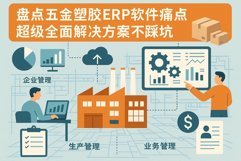 盘点五金塑胶erp软件痛点，超级全面解决方案不踩坑