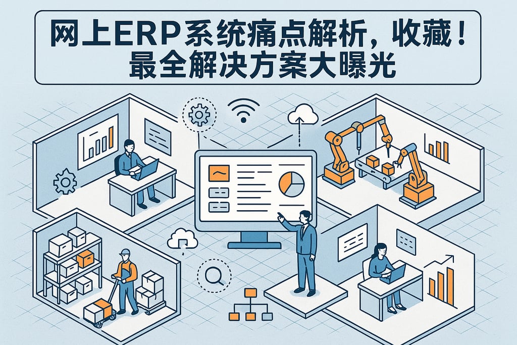 网上erp系统痛点解析，收藏！最全解决方案大曝光