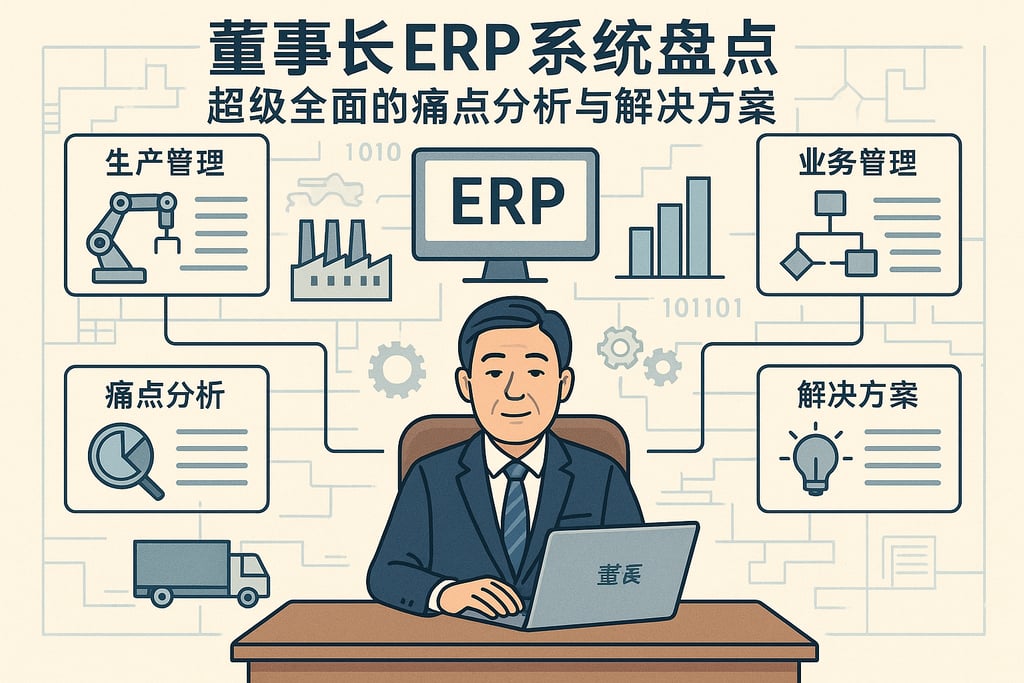 董事长erp系统盘点，超级全面的痛点分析与解决方案
