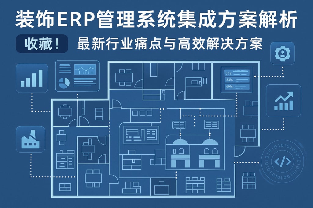 装饰ERP管理系统集成方案解析，收藏！最新行业痛点与高效解决方案