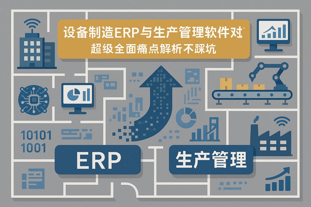 设备制造ERP与生产管理软件对比，超级全面痛点解析不踩坑