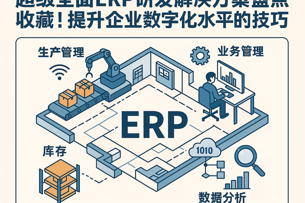超级全面erp研发解决方案盘点，收藏！提升企业数字化水平的关键技巧