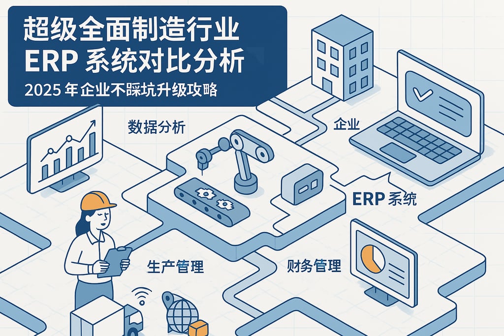 超级全面制造行业erp系统对比分析，2025年企业不踩坑升级攻略