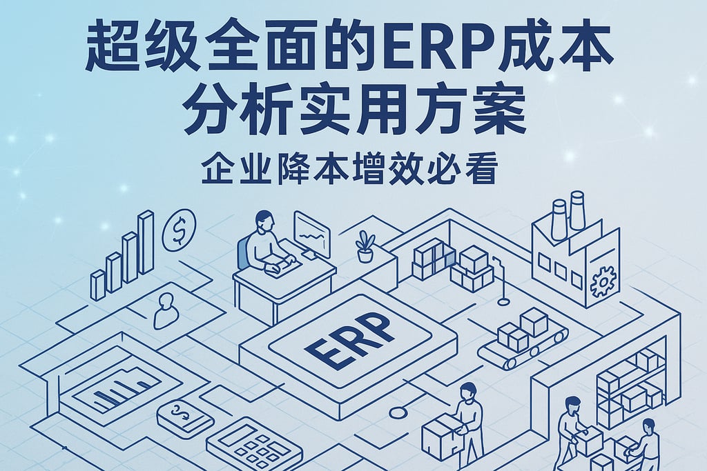 超级全面的ERP成本分析实用方案，企业降本增效必看