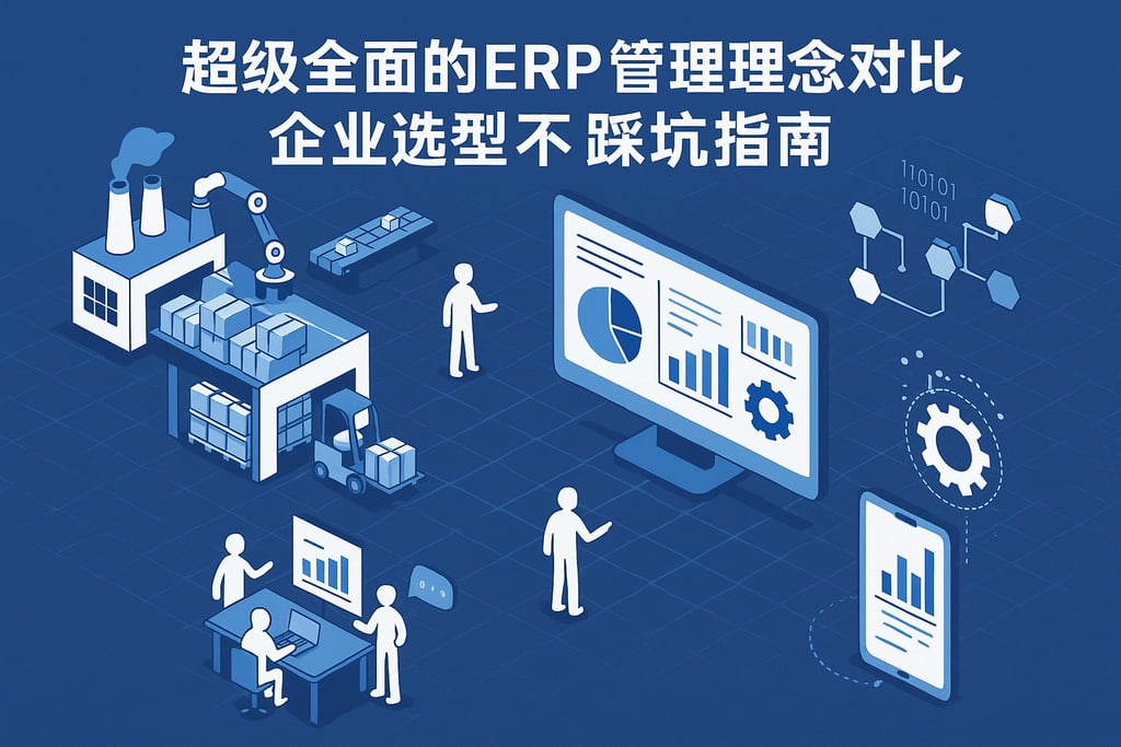 超级全面的ERP管理理念对比，企业选型不踩坑指南