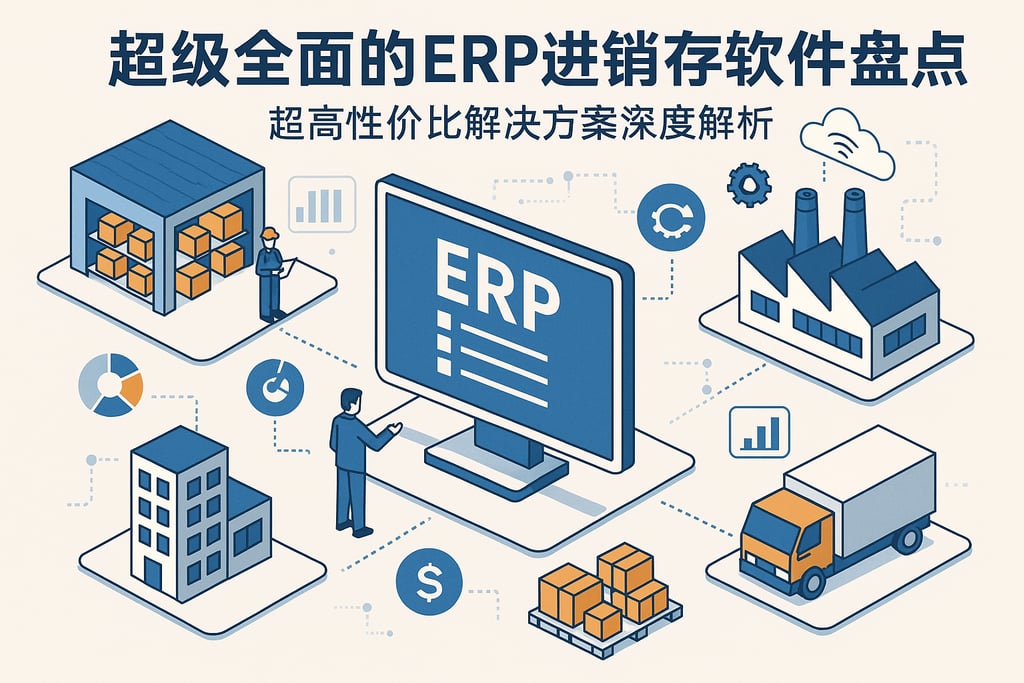 超级全面的erp进销存软件盘点，超高性价比解决方案深度解析