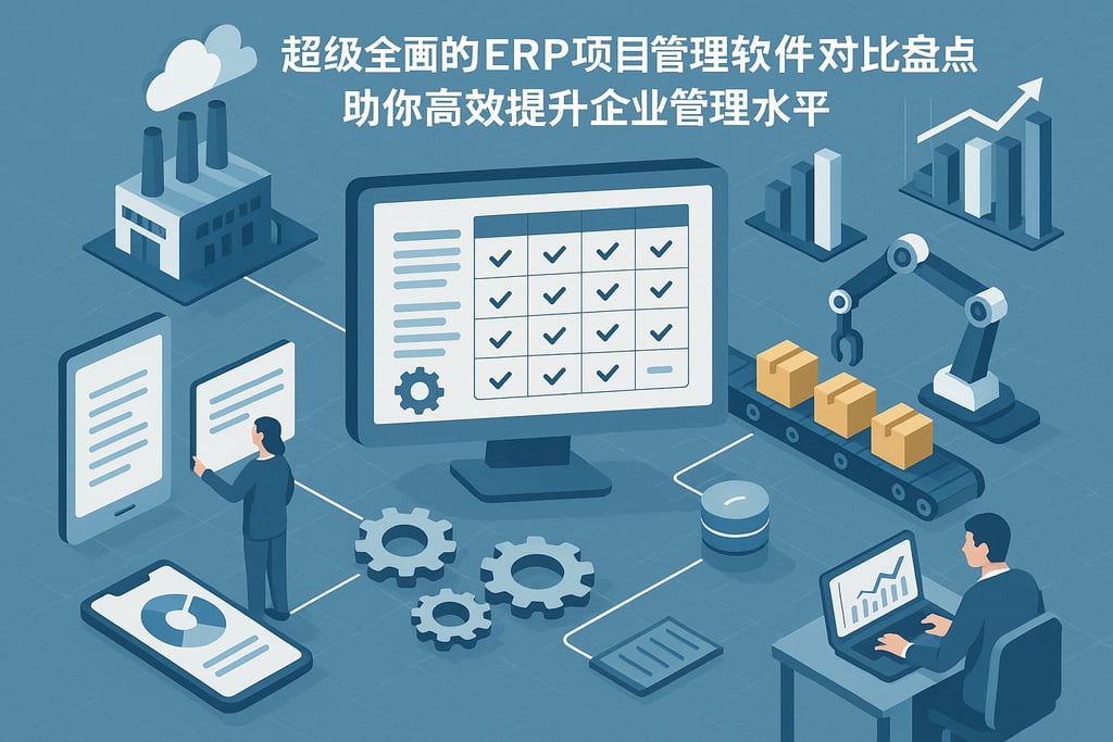 超级全面的erp项目管理软件对比盘点，助你高效提升企业管理水平