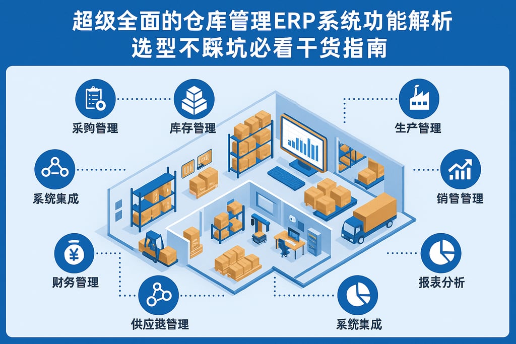 超级全面的仓库管理erp系统功能解析，选型不踩坑必看干货指南