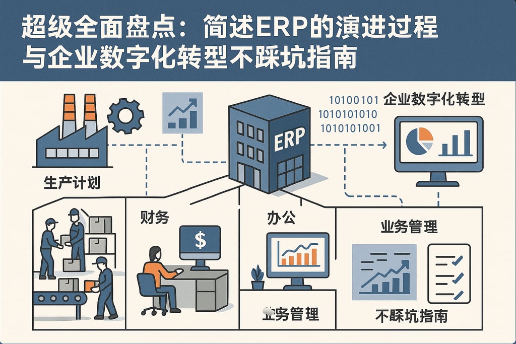 超级全面盘点：简述ERP的演进过程与企业数字化转型不踩坑指南