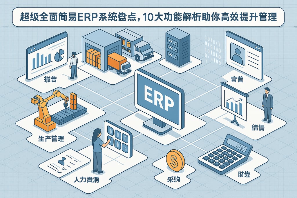 超级全面简易ERP系统盘点，10大功能解析助你高效提升管理效率