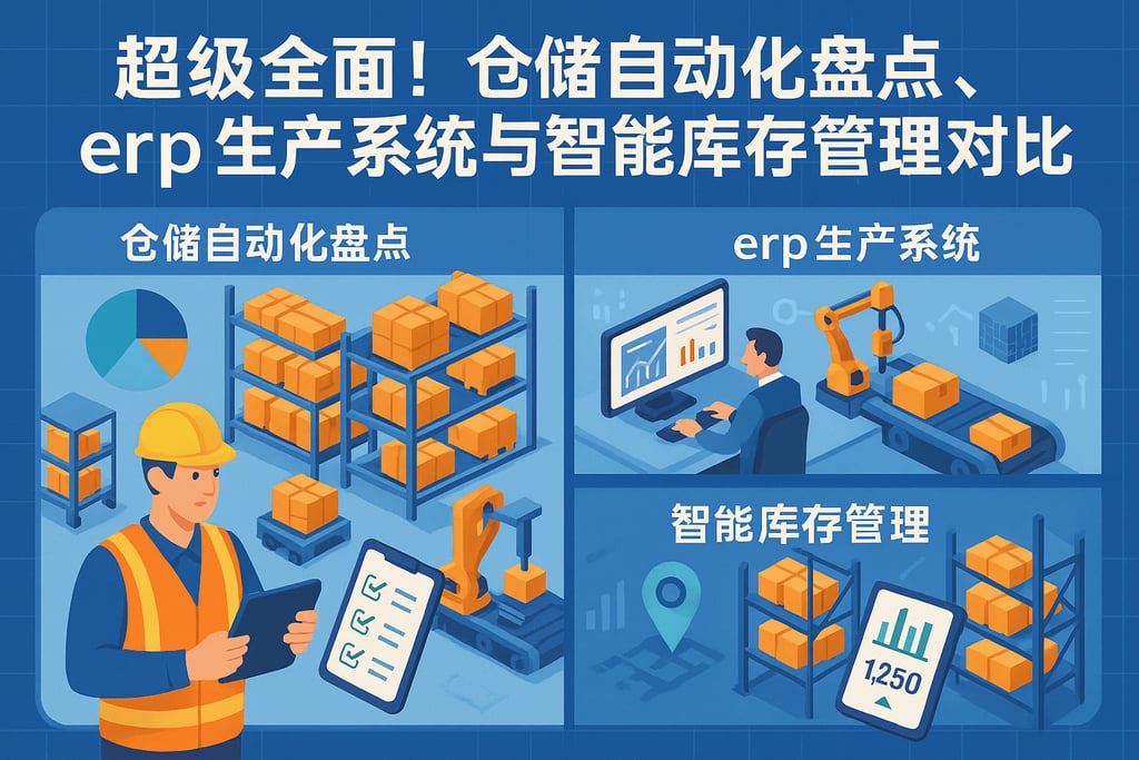 超级全面！仓储自动化盘点，erp生产系统与智能库存管理对比
