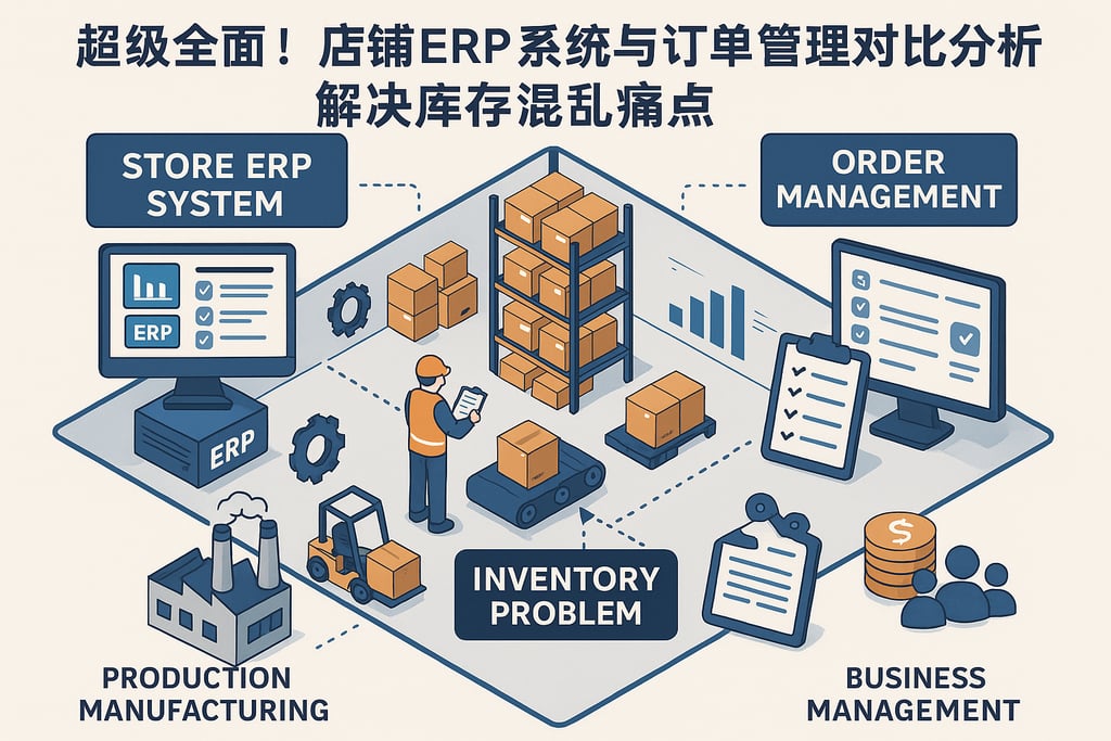超级全面！店铺erp系统与订单管理对比分析，解决库存混乱痛点