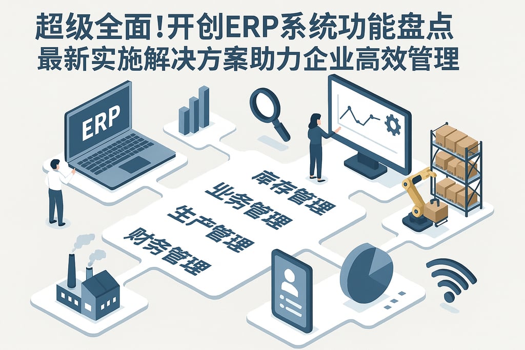 超级全面！开创ERP系统功能盘点，最新实施解决方案助力企业高效管理