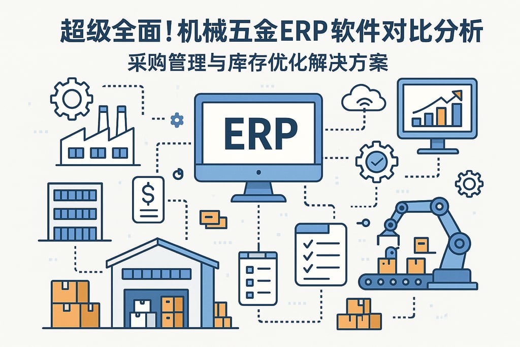 超级全面！机械五金ERP软件对比分析，采购管理与库存优化解决方案