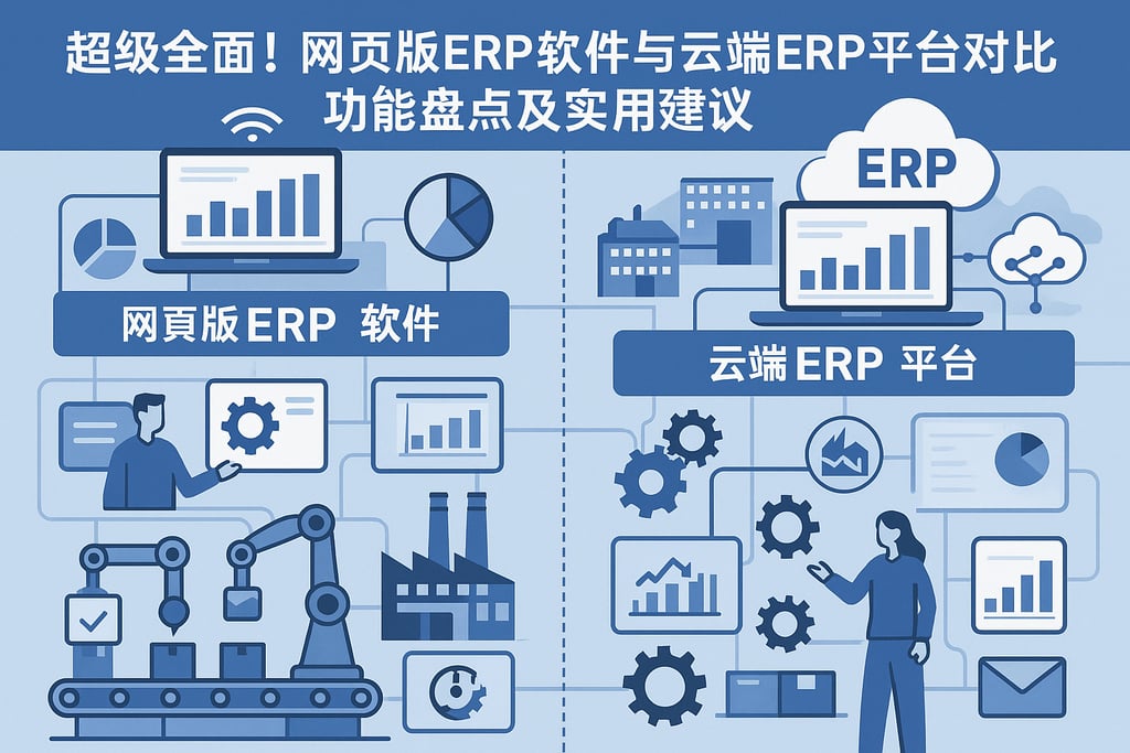 超级全面！网页版erp软件与云端erp平台对比，功能盘点及实用建议
