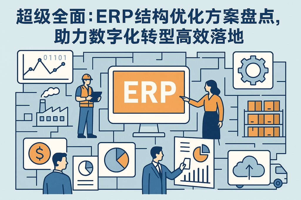 超级全面：ERP结构优化方案盘点，助力数字化转型高效落地