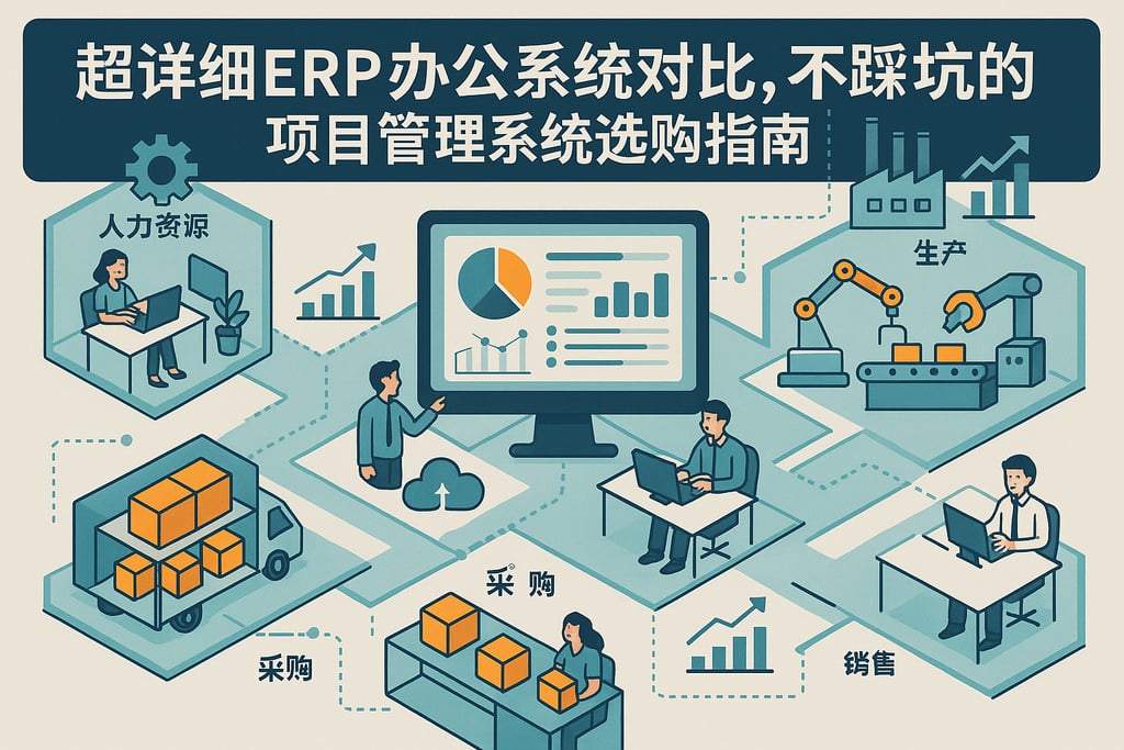 超详细erp办公系统对比，不踩坑的项目管理系统选购指南