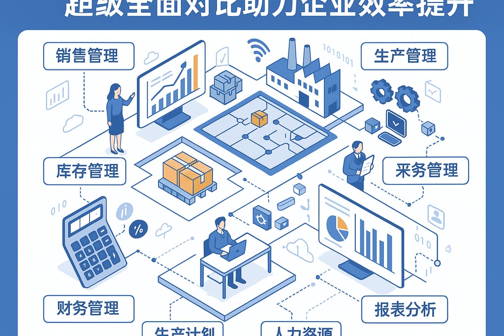 软件erp管理平台功能盘点，超级全面对比助力企业效率提升不踩坑