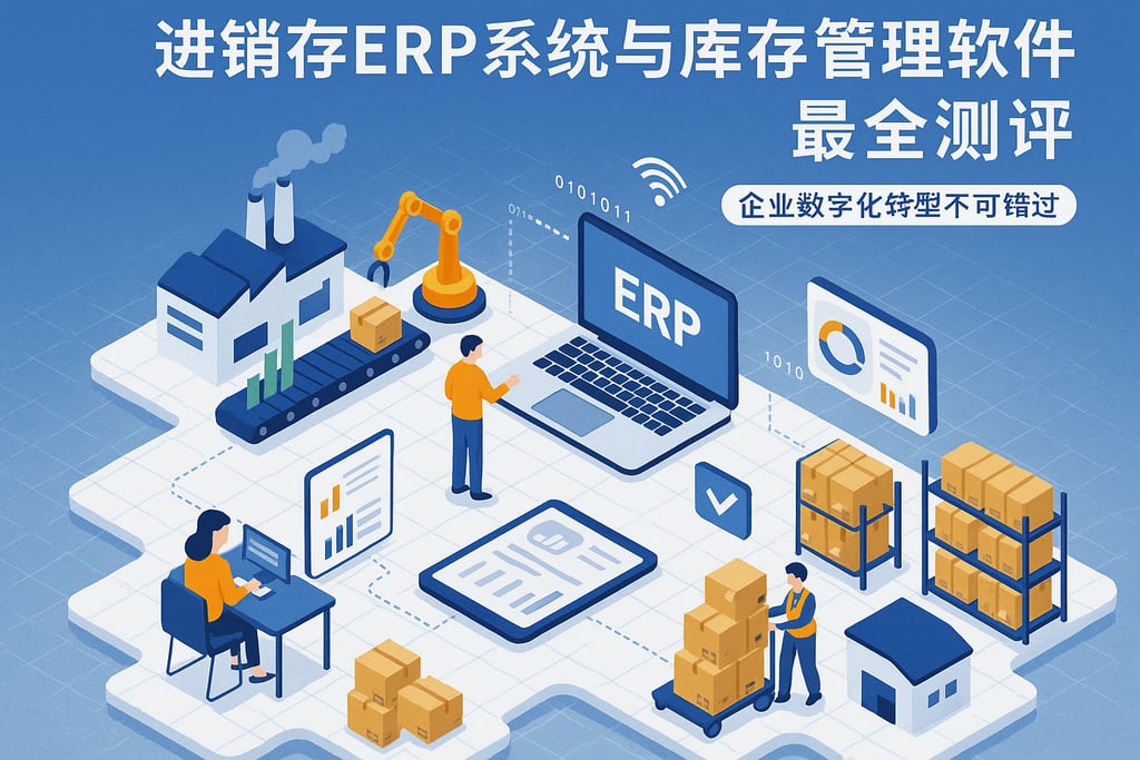 进销存erp系统与库存管理软件最全测评，企业数字化转型不可错过