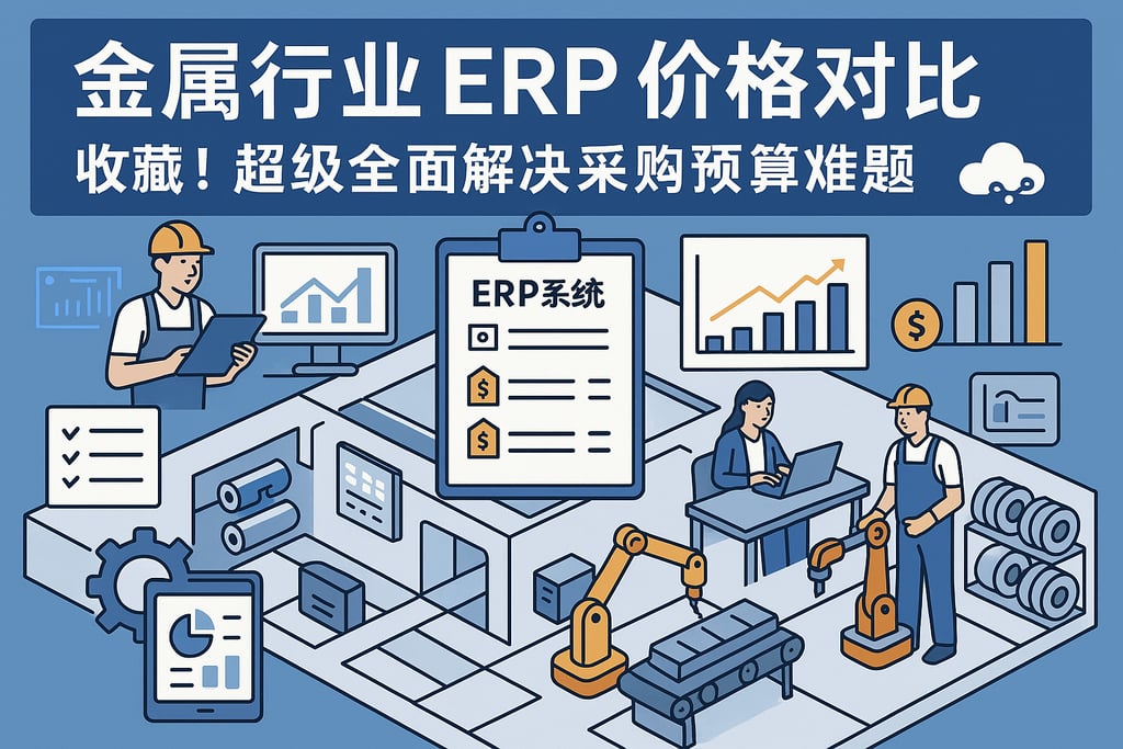 金属行业ERP价格对比，收藏！超级全面解决采购预算难题