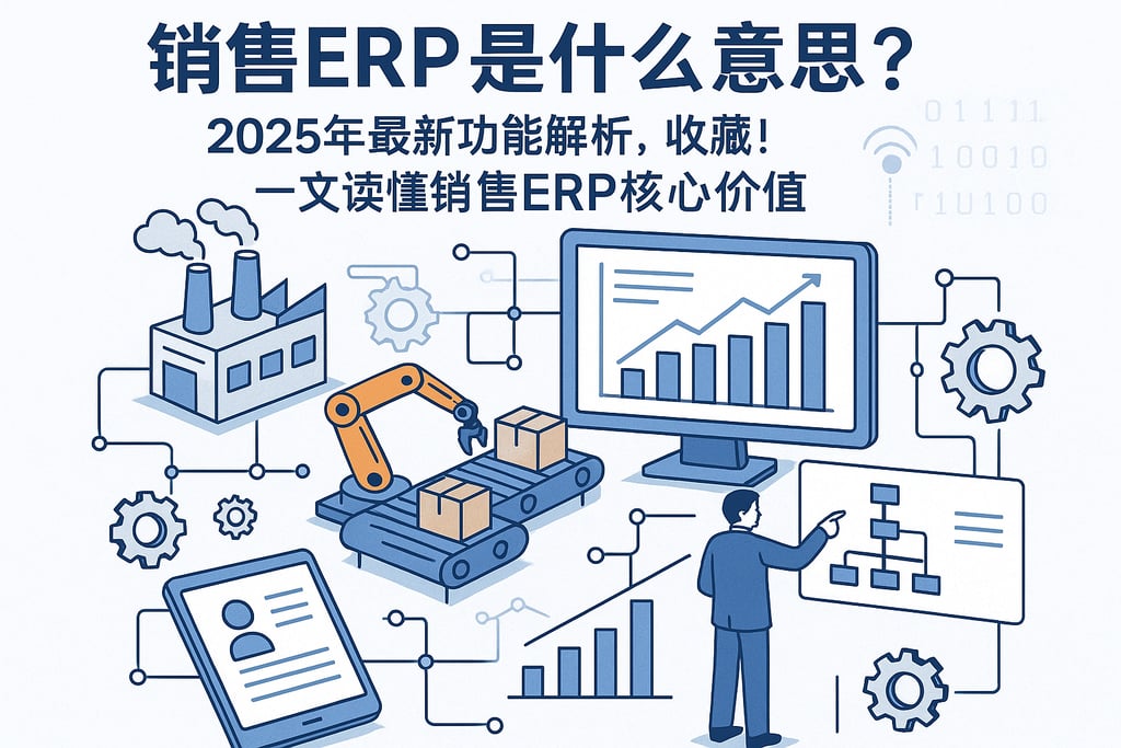 销售erp是什么意思？2025年最新功能解析，收藏！一文读懂销售ERP核心价值