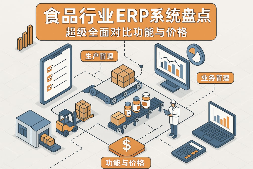食品行业ERP系统盘点，超级全面对比功能与价格