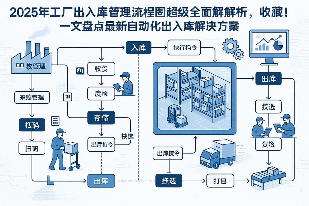 2025年工厂出入库管理流程图超级全面解析,收藏!一文盘点最新自动化出入库解决方案 | 零代码企业数字化知识站