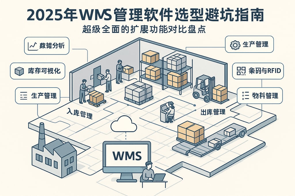 2025年wms管理软件选型避坑指南，超级全面的扩展功能对比盘点