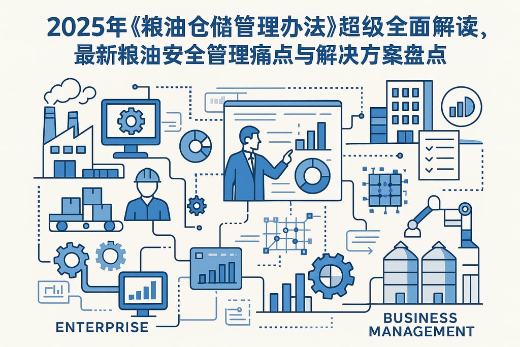 2025年《粮油仓储管理办法》超级全面解读，最新粮油安全管理痛点与解决方案盘点