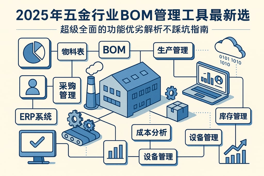 2025年五金行业BOM管理工具最新选型盘点，超级全面的功能优劣解析不踩坑指南