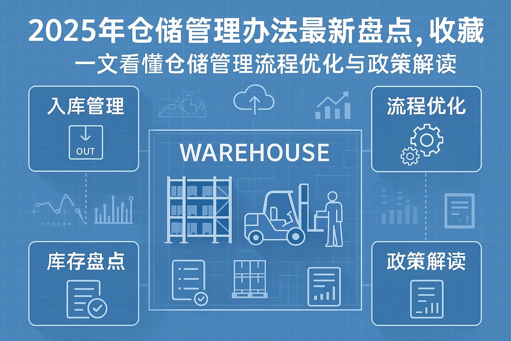 2025年仓储管理办法最新盘点，收藏！一文看懂仓储管理流程优化与政策解读
