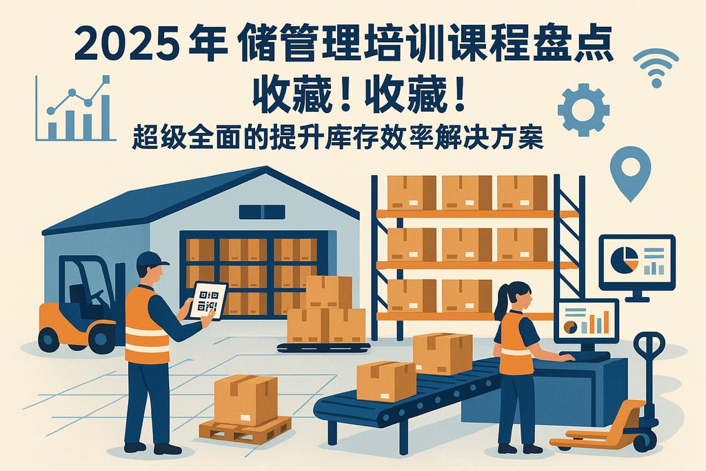 2025年仓储管理培训课程盘点，收藏！超级全面的提升库存效率解决方案