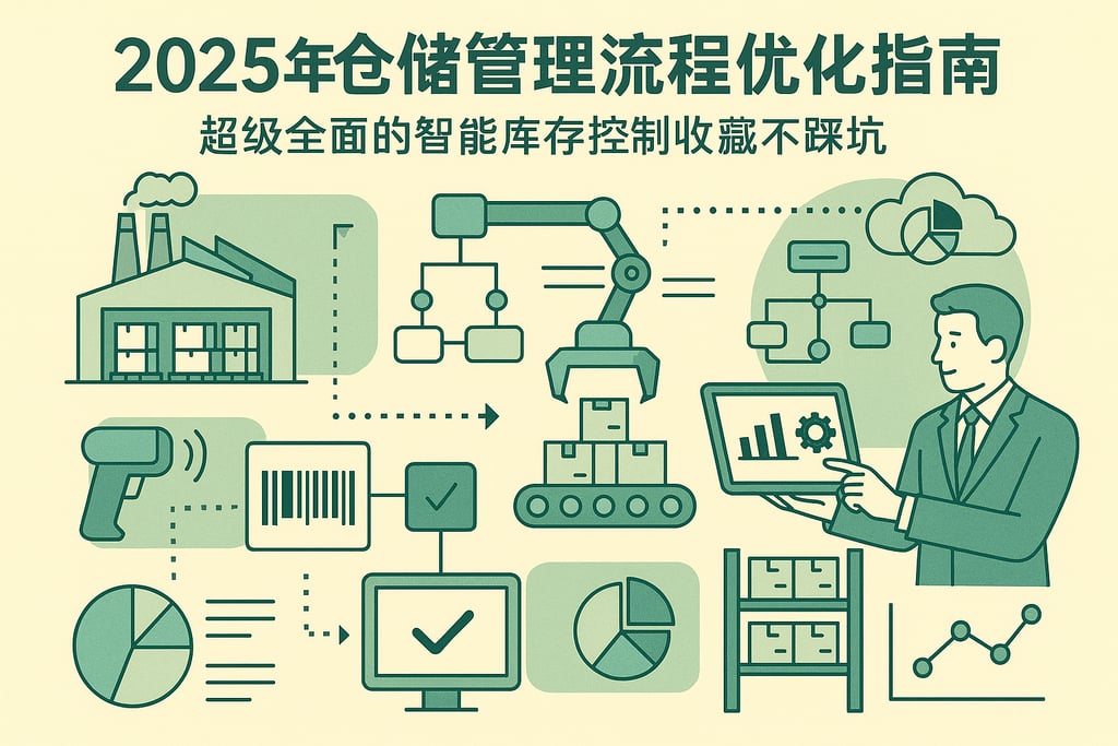 2025年仓储管理流程优化指南，超级全面的智能库存控制收藏不踩坑
