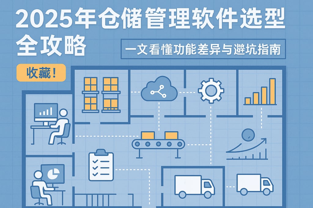 2025年仓储管理软件选型全攻略，收藏！一文看懂功能差异与避坑指南