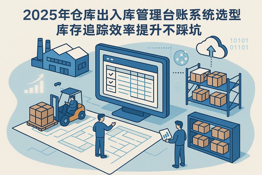 2025年仓库出入库管理台账系统选型指南，库存追踪效率提升不踩坑