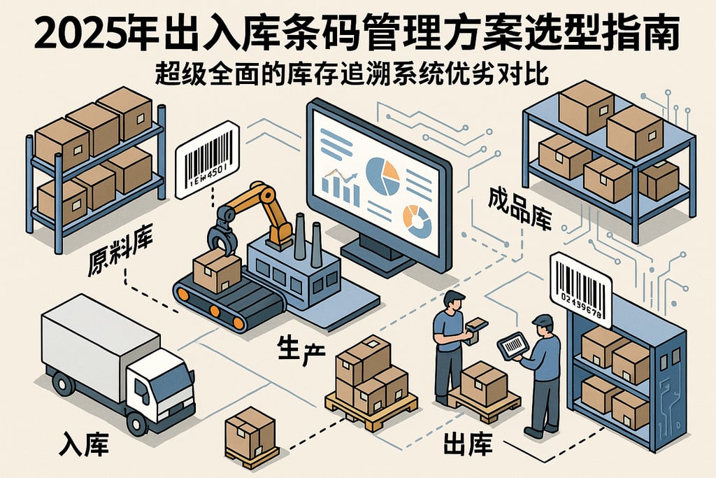 2025年出入库条码管理方案选型指南，超级全面的库存追溯系统优劣对比