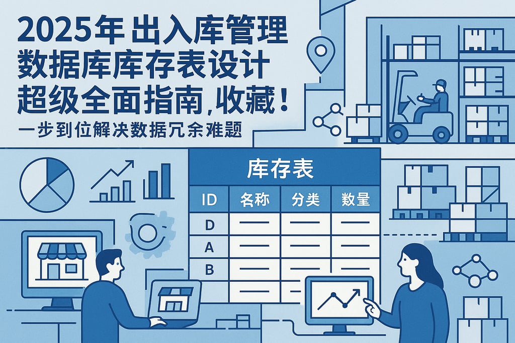 2025年出入库管理数据库库存表设计超级全面指南，收藏！一步到位解决数据冗余难题