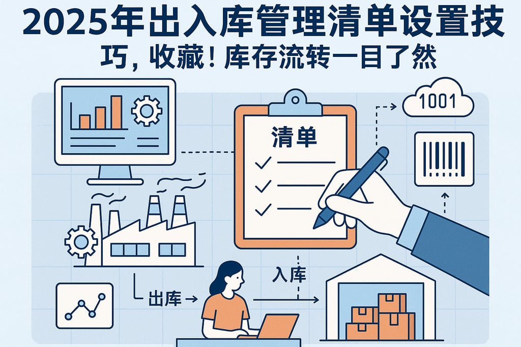 2025年出入库管理清单设置技巧，收藏！库存流转一目了然